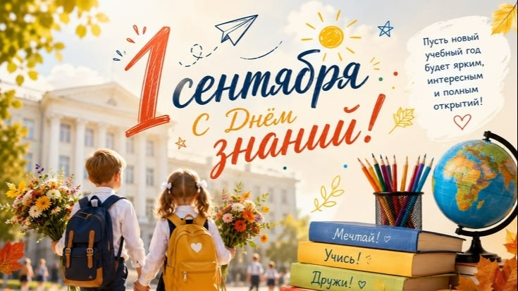 С 1 сентября! 1